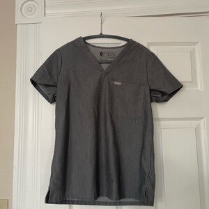 FIGS Technical Collection Grey Scrub top